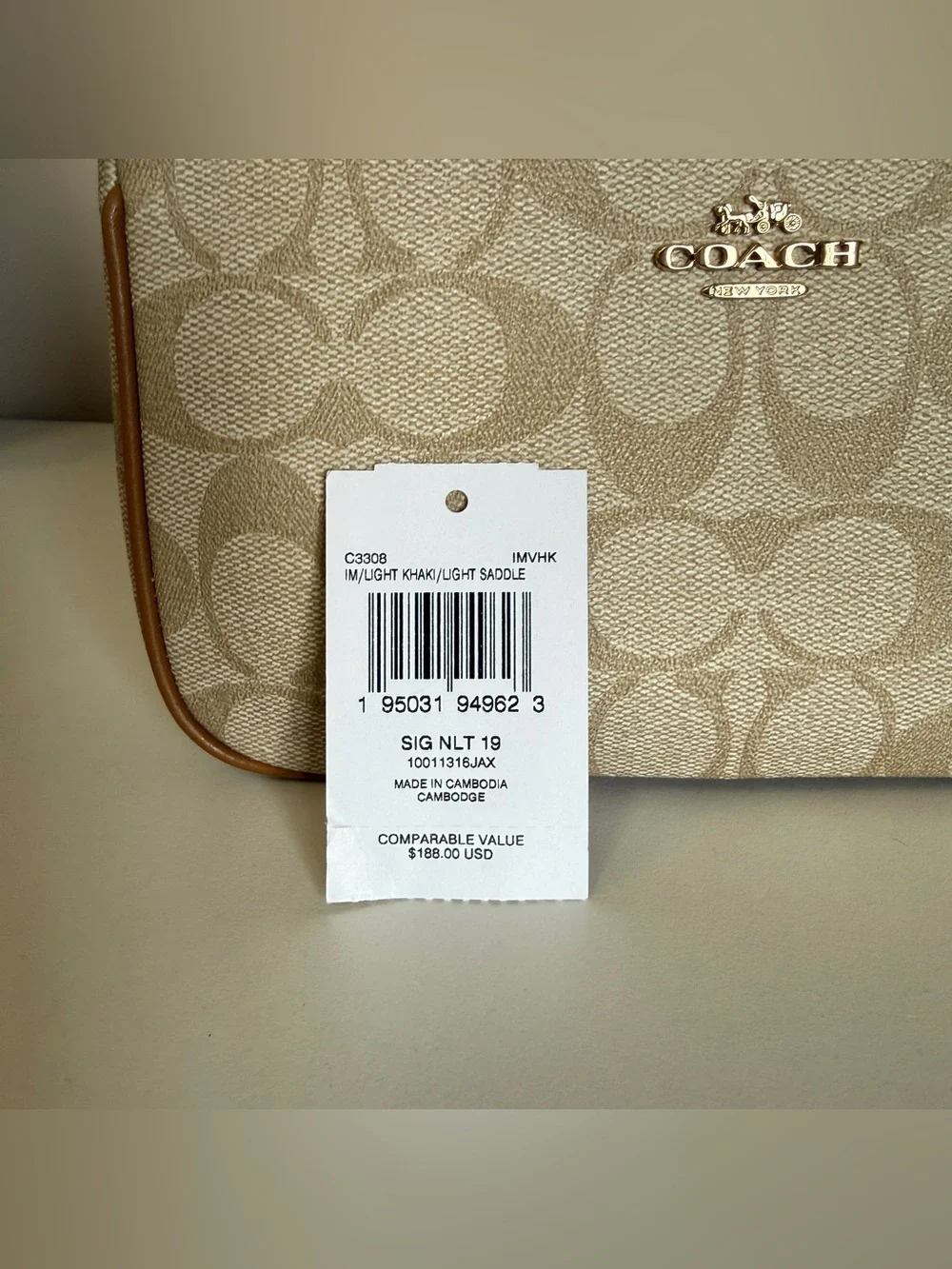 Coach C3308 SIG NLT 19 - Picture 4 of 9